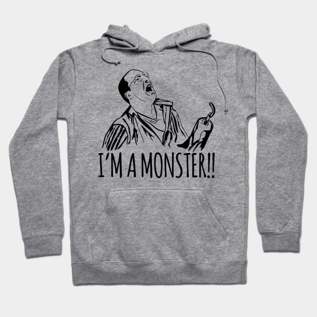 Buster Bluth - I'm a Monster! Hoodie by Meta Cortex